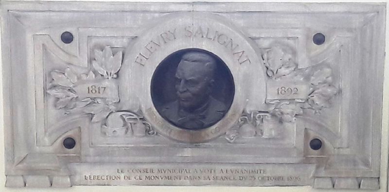Monument en l'honneur de Fleury Salignat, 1897