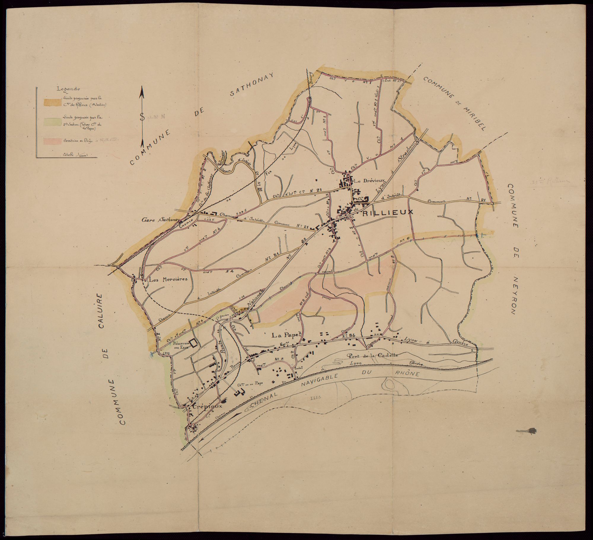 Plan de séparation, vers 1927 [1D1/1]