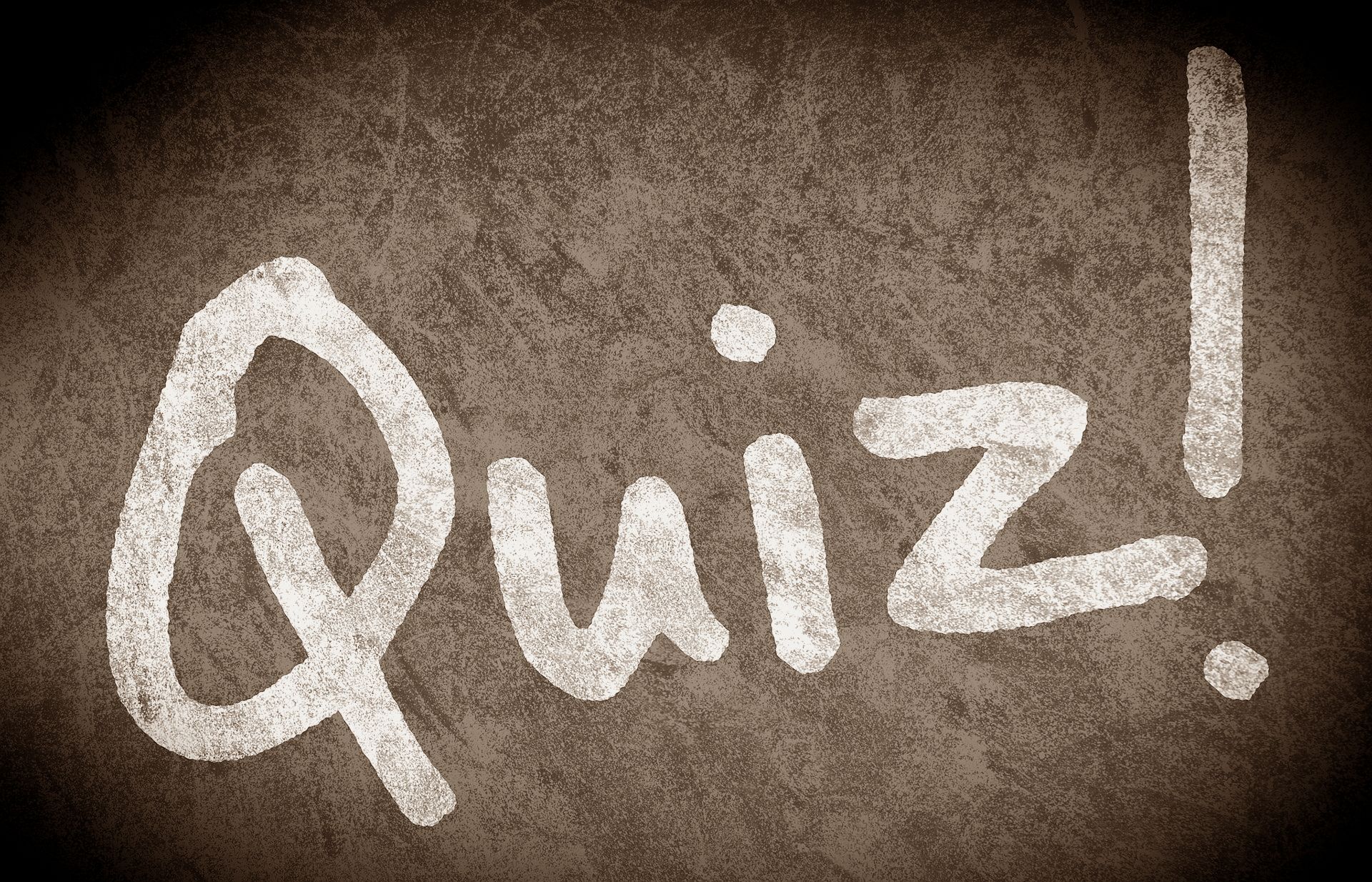 Testez vos connaissances