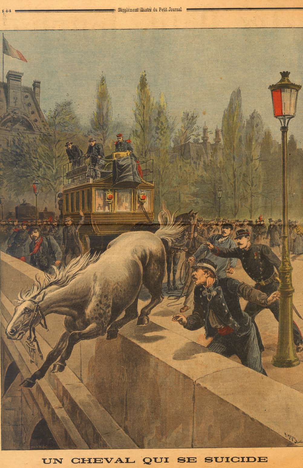 Un cheval qui se suicide, Le Petit Journal. - 5Z108