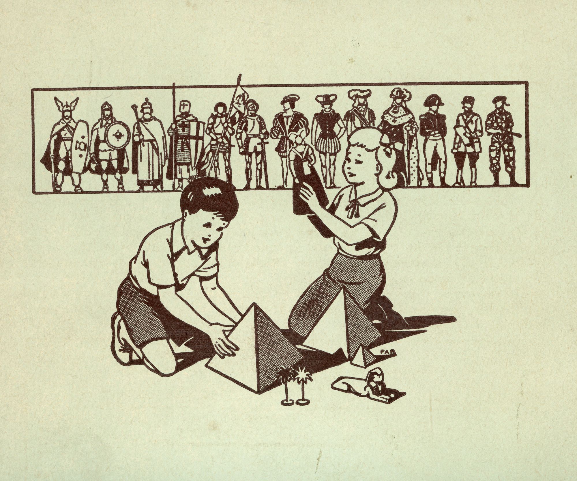 5Z25_Manuel d'histoire, 1966 (page de couverture, détail)