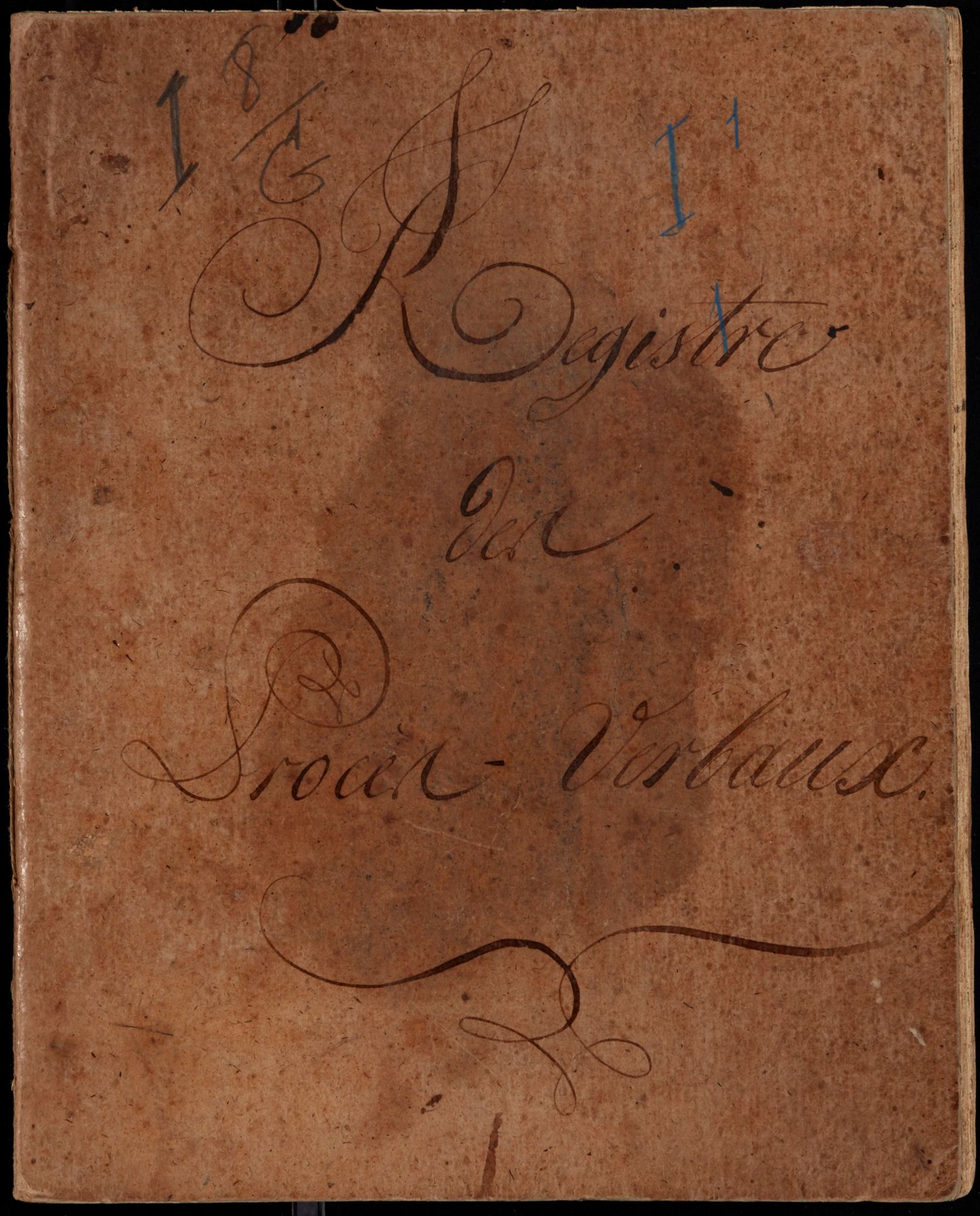 1I1 - Registre des procès-verbaux de police 1832-1860